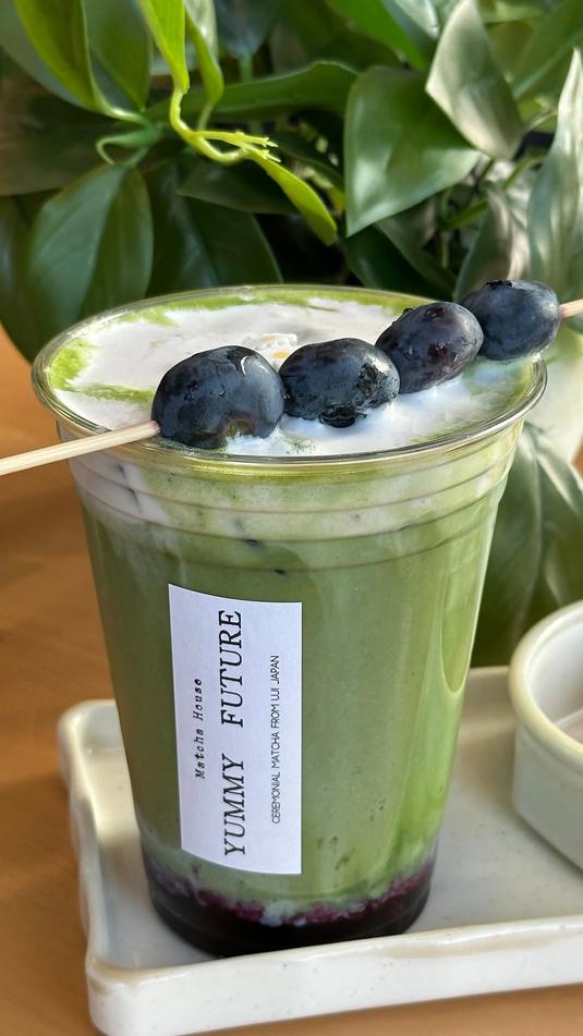 A customer's photo of a Matcha House drink